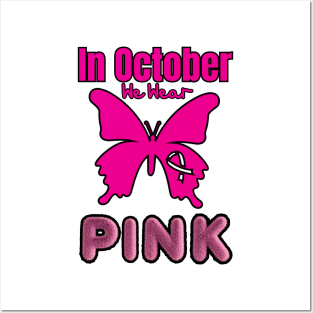 In October we wear pink Posters and Art